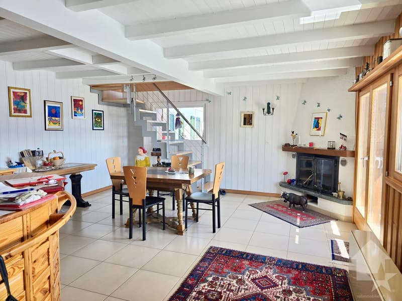 Magnifique chalet situé dans un quartier résidentiel de Blignou (12)