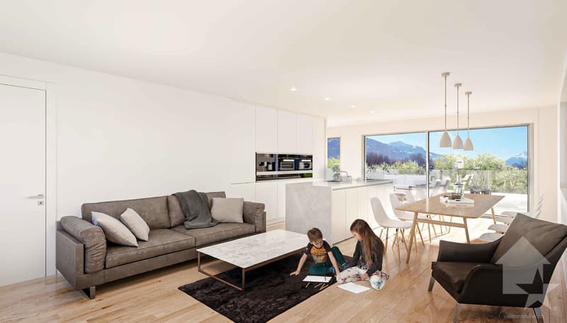 Bel attique de 4.5 pièces de 150 m2 avec terrasse (8)