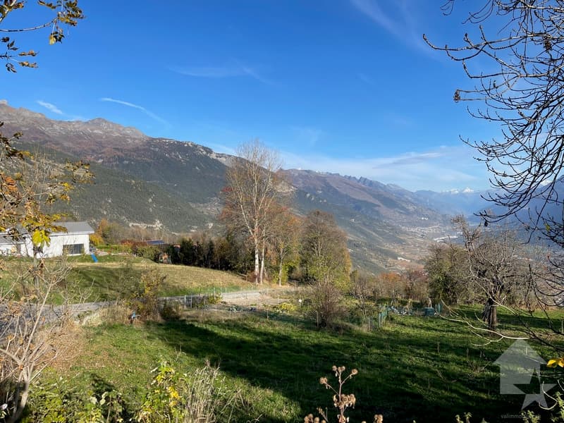 Terrain à bâtir, en pente douce, au calme et avec vue panoramique (3)