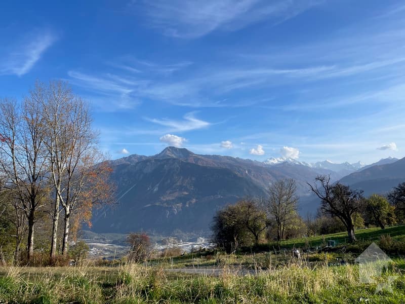 Terrain à bâtir, en pente douce, au calme et avec vue panoramique (5)