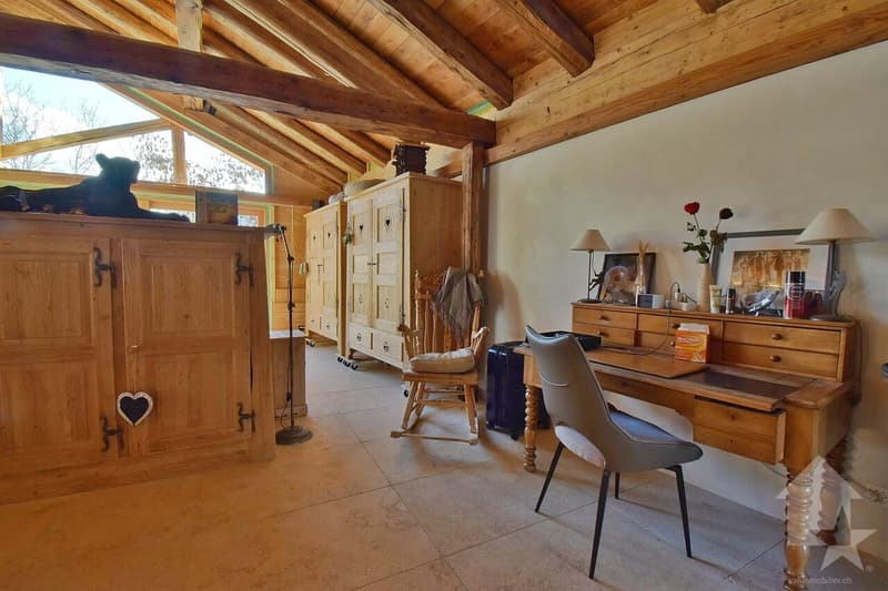 Magnifique chalet, spacieux, rénové avec un garage + terrasse (11)