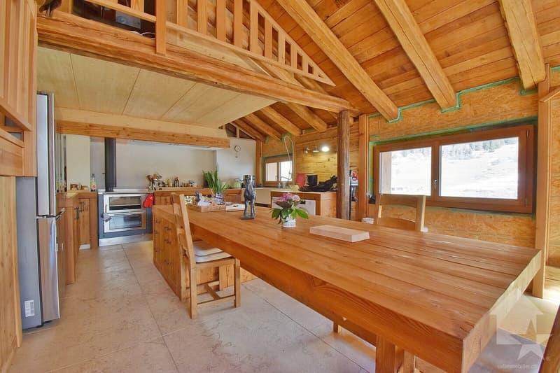 Magnifique chalet, spacieux, rénové avec un garage + terrasse (12)