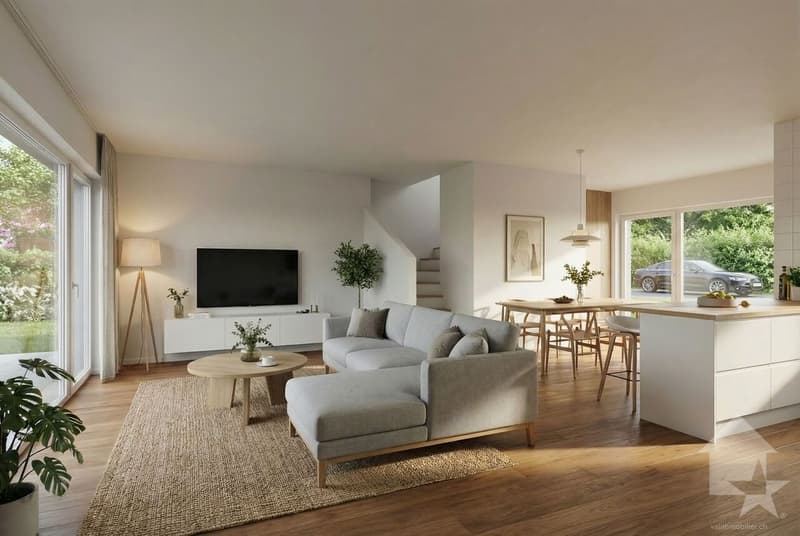Maison contiguë moderne de 5.5 pièces dans un environnement calme (2)