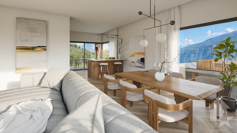 Villa d'architecte 4.5 pièces à construire sur les hauts de Conthey (3)