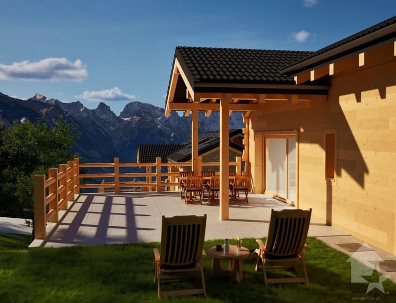 3 chalets d'exceptions à construire dans un écoquartier à La Tzoumaz (9)