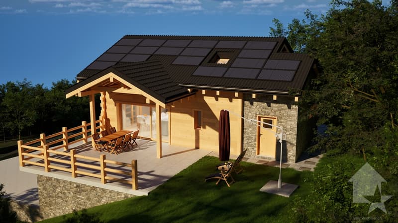 3 chalets d'exceptions à construire dans un écoquartier à La Tzoumaz (8)