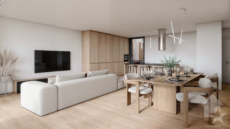 Appartement 3.5 pièces - Lot B3 - Les jardins de Plan-Conthey (7)