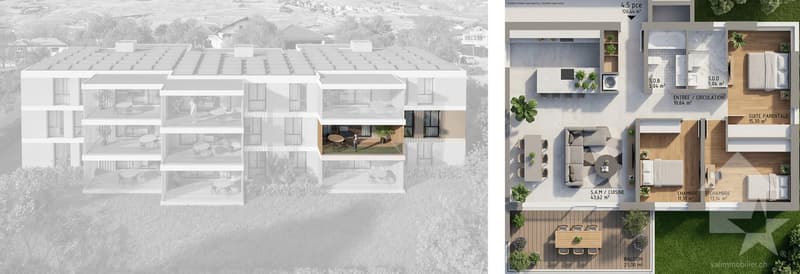Appartement 4.5 pièces - Lot C2 - Les jardins de Plan-Conthey (12)