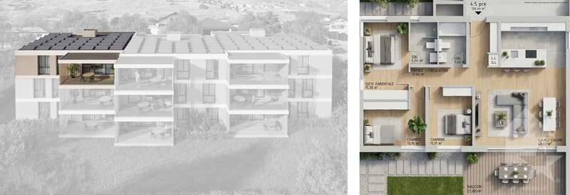 Appartement 4.5 pièces - Lot A3 - Les jardins de Plan-Conthey (12)