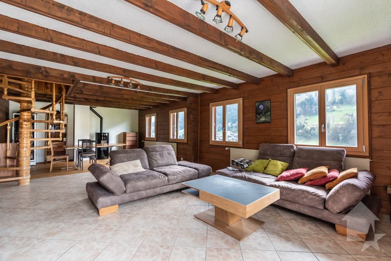 Troistorrents, chalet individuel de 6.5 pièces avec vue (4)