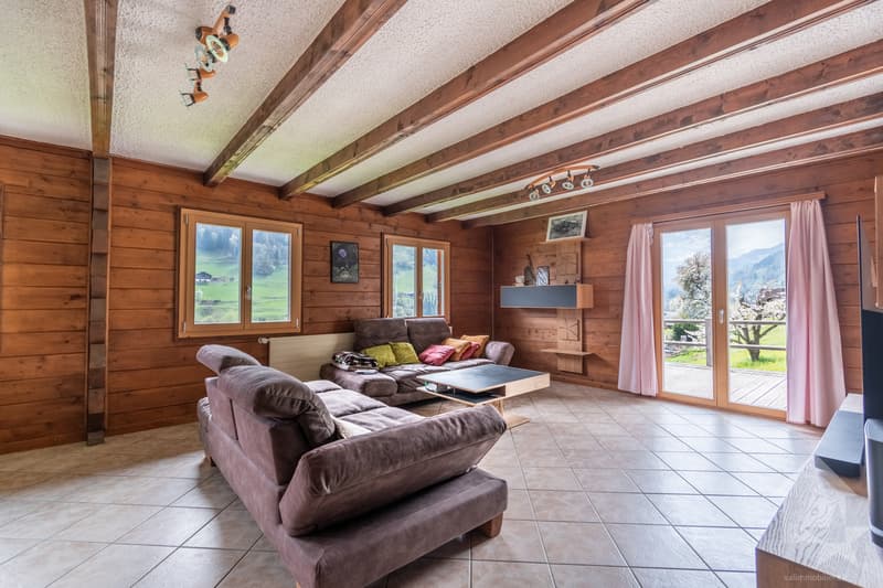 Troistorrents, chalet individuel de 6.5 pièces avec vue (5)