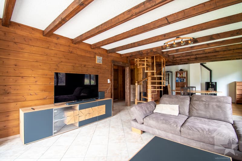 Troistorrents, chalet individuel de 6.5 pièces avec vue (7)
