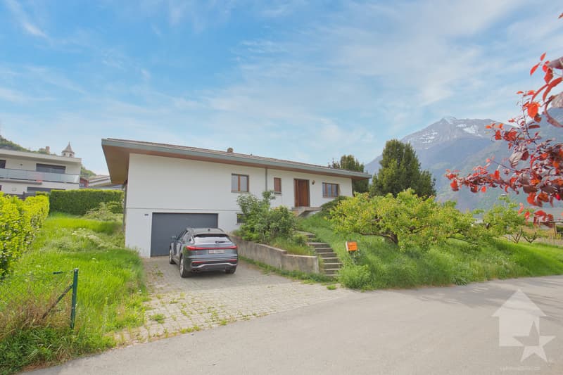 Villa traditionnelle avec grand sous-sol implantée sur une grande parcelle de 1'075 m2 (1)