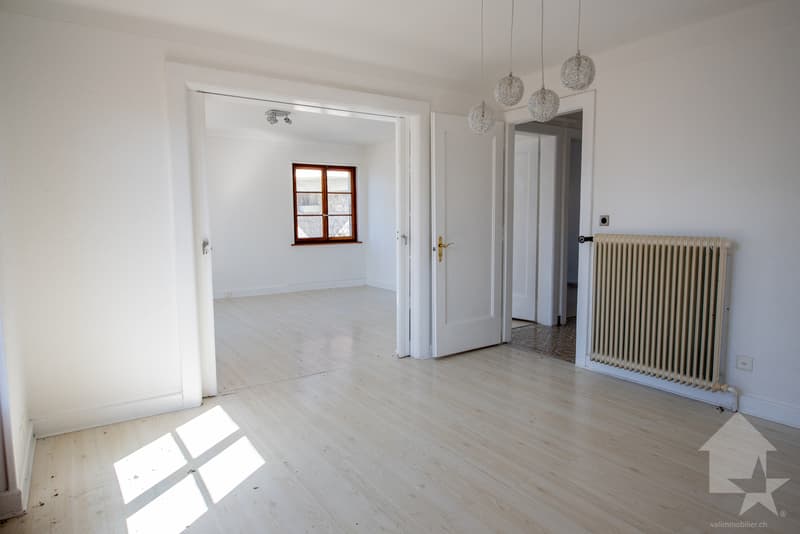 Appartement de 5.5 pièces + grange/garage, splendide vue, calme, ensoleillé (4)