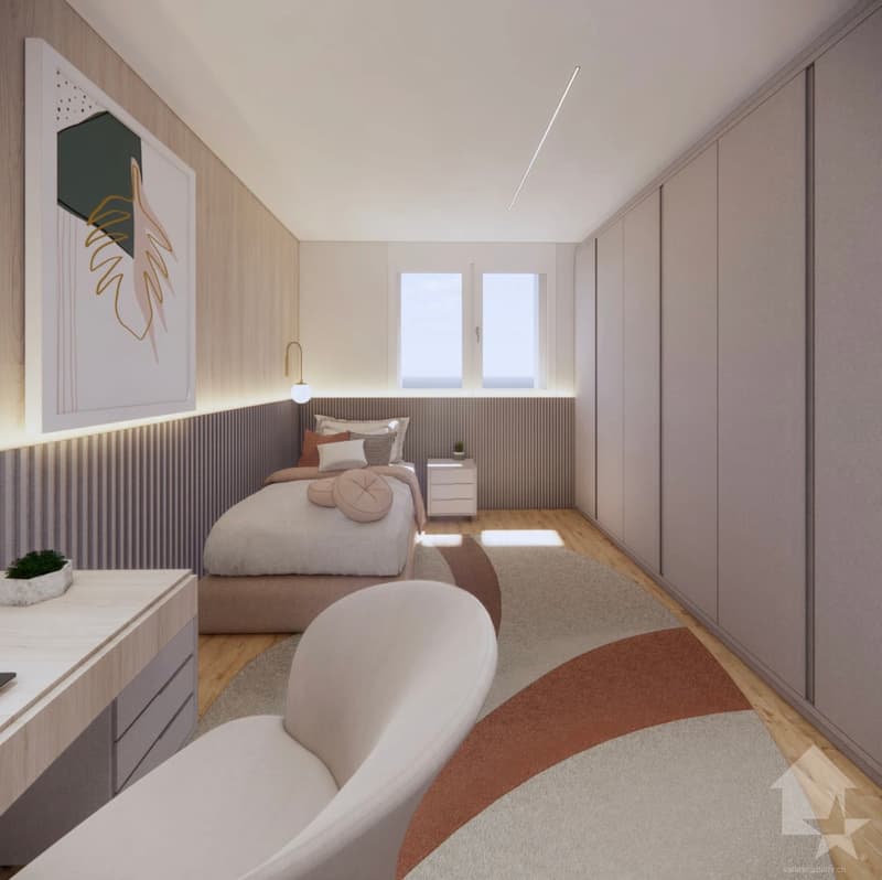 Attique de 4.5 pièces très bien situé avec balcon et terrasse (8)