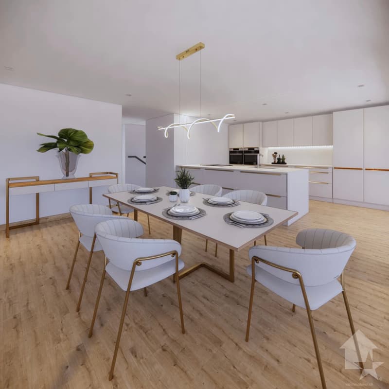 Attique de 4.5 pièces très bien situé avec balcon et terrasse (6)