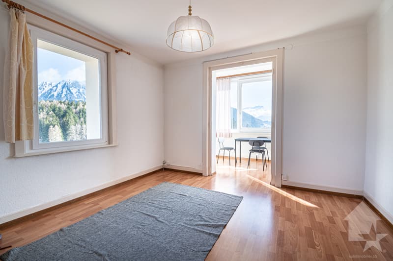 Bel appartement traversant à Leysin (1)