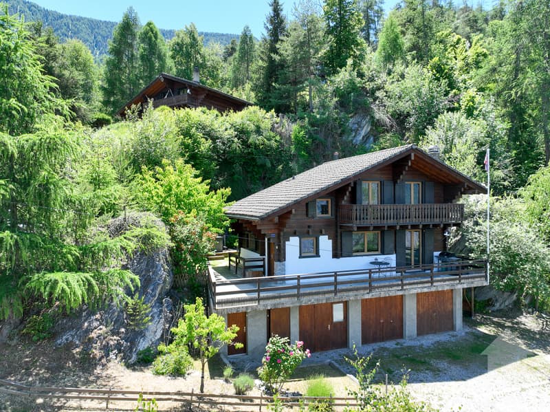 Magnifique chalet de caractère situé dans les mayens de Saxon (2)