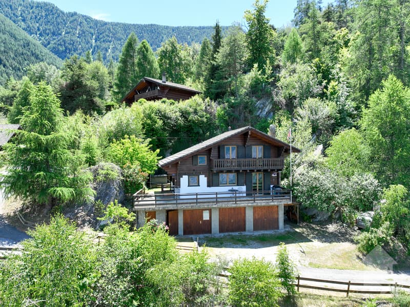 Magnifique chalet de caractère situé dans les mayens de Saxon (1)