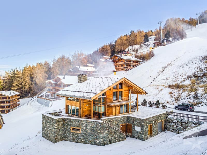 Magnifique chalet de grand standing directement sur les pistes de ski (8)