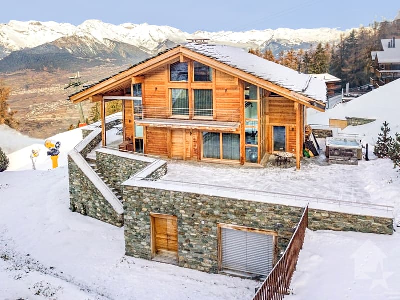 Magnifique chalet de grand standing directement sur les pistes de ski (10)