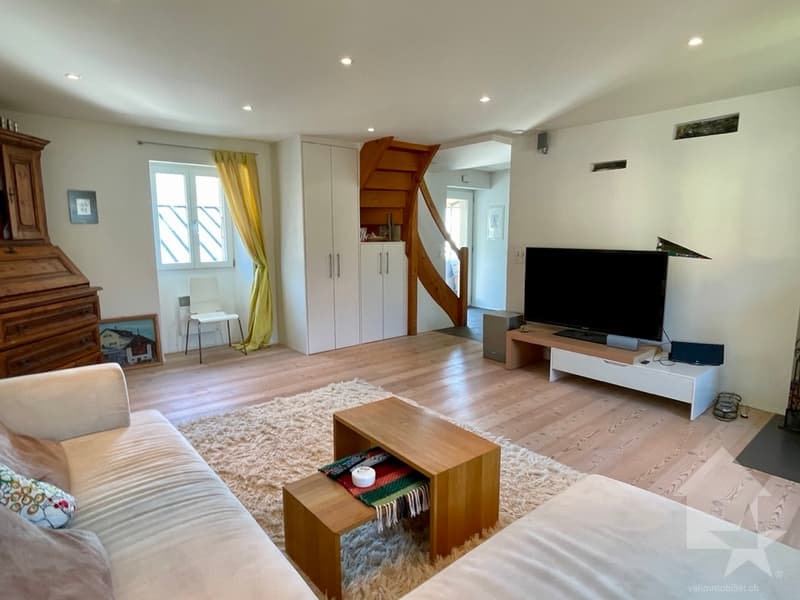 Maison ancienne en partie transformée: 1 duplex et 1 niveau à aménager (3)