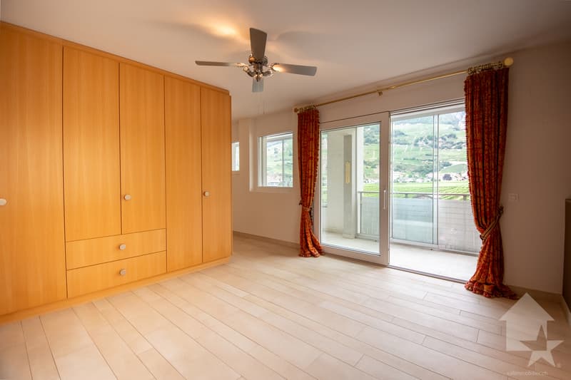 Spacieux appartement traversant dans les bains de Saillon (11)
