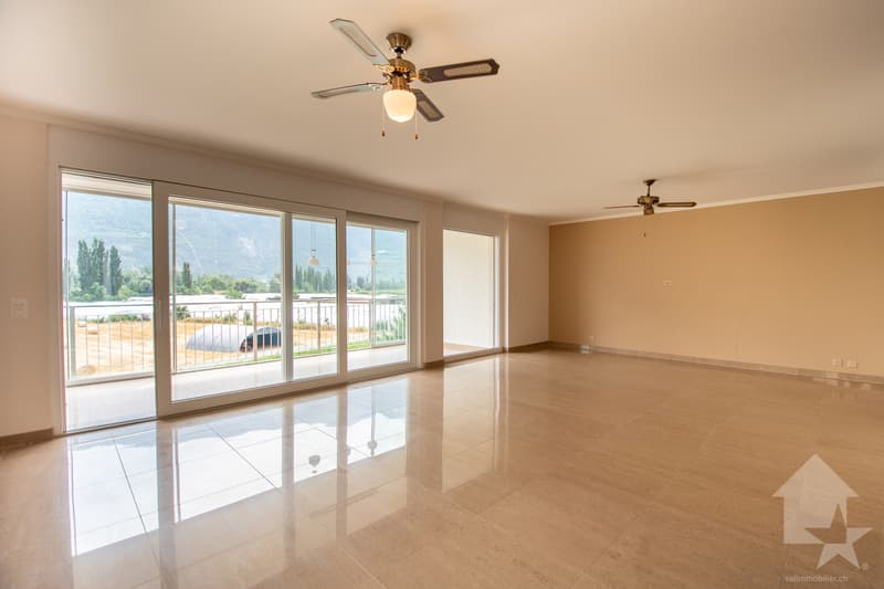 Spacieux appartement traversant dans les bains de Saillon (7)