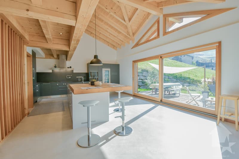 Splendide chalet de 275 m2 habitables au coeur de la nature (6)