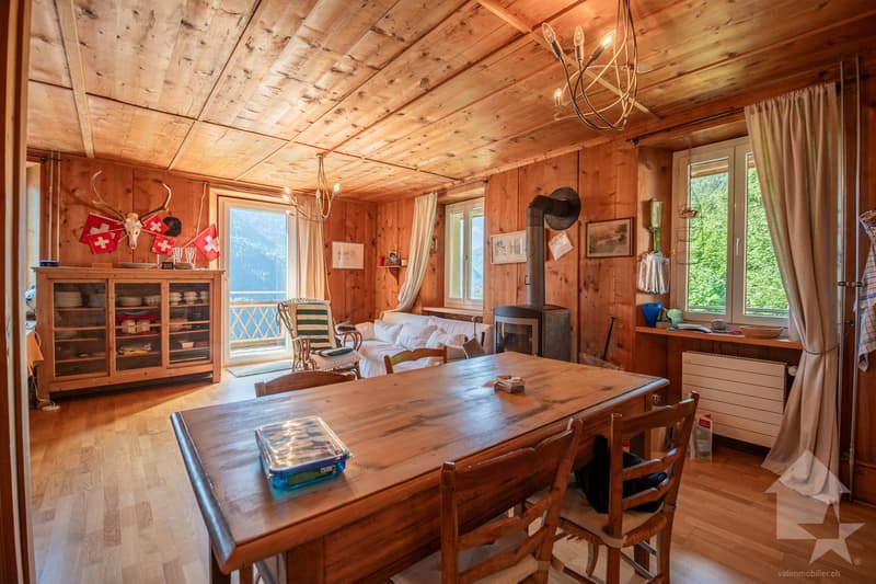 Duplex avec vue exceptionnelle sur le glacier du Trient (2)