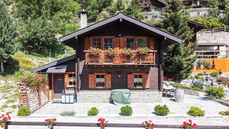 Adorable chalet avec joli jardin, garage double et vues spendides (1)