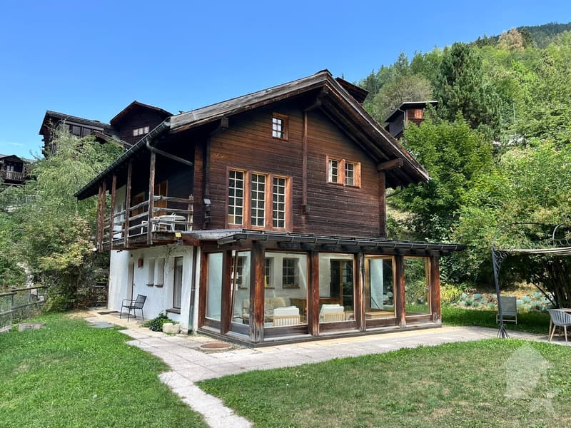 Spacieux chalet de caractère avec belle véranda et magnifique jardin (2)