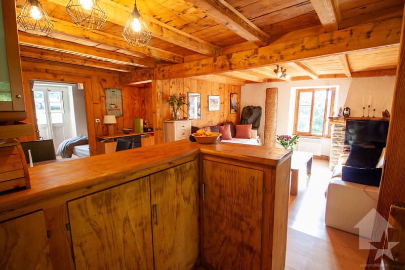 Appartement dans un petit chalet sur les Mayens de Conthey (4)