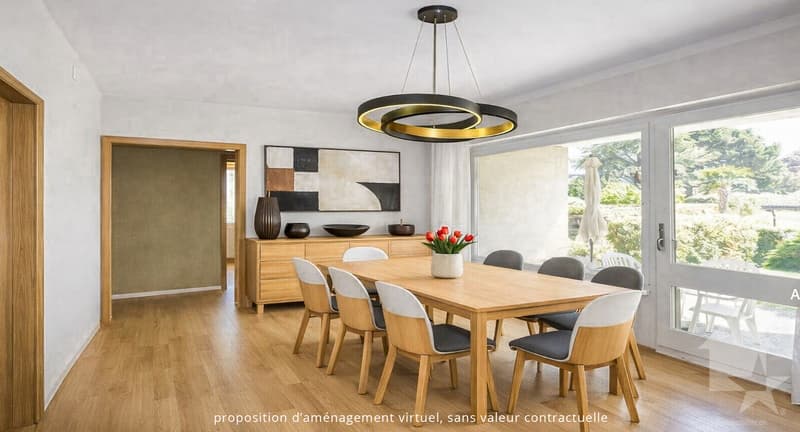 Charmante villa de 6.5 pcs avec magnifique jardin, situation idéale et calme (13)