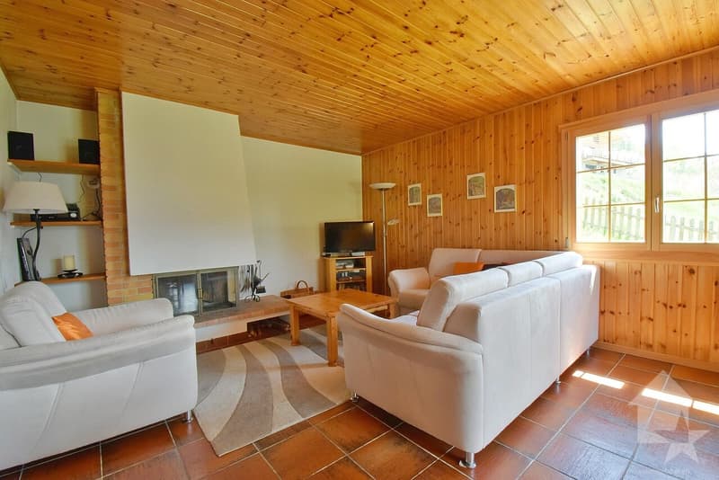 Magnifique chalet à la montagne avec une vue splendide et panoramique (9)
