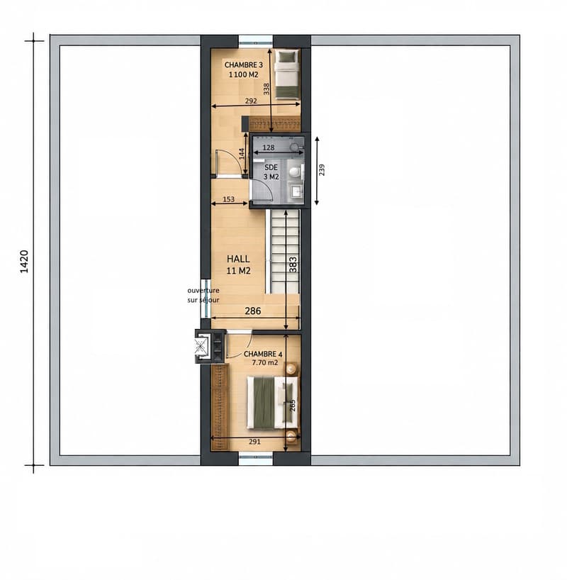 Choëx, duplex de 5.5 pces dans les combles (11)