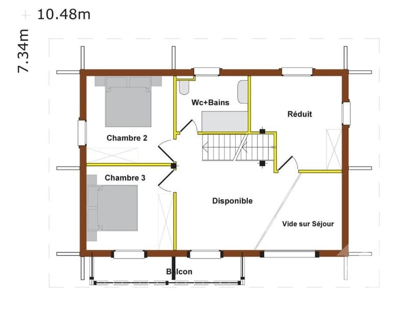 Chalet de 146 m2 à construire sur un terrain de 1000 m2 (7)