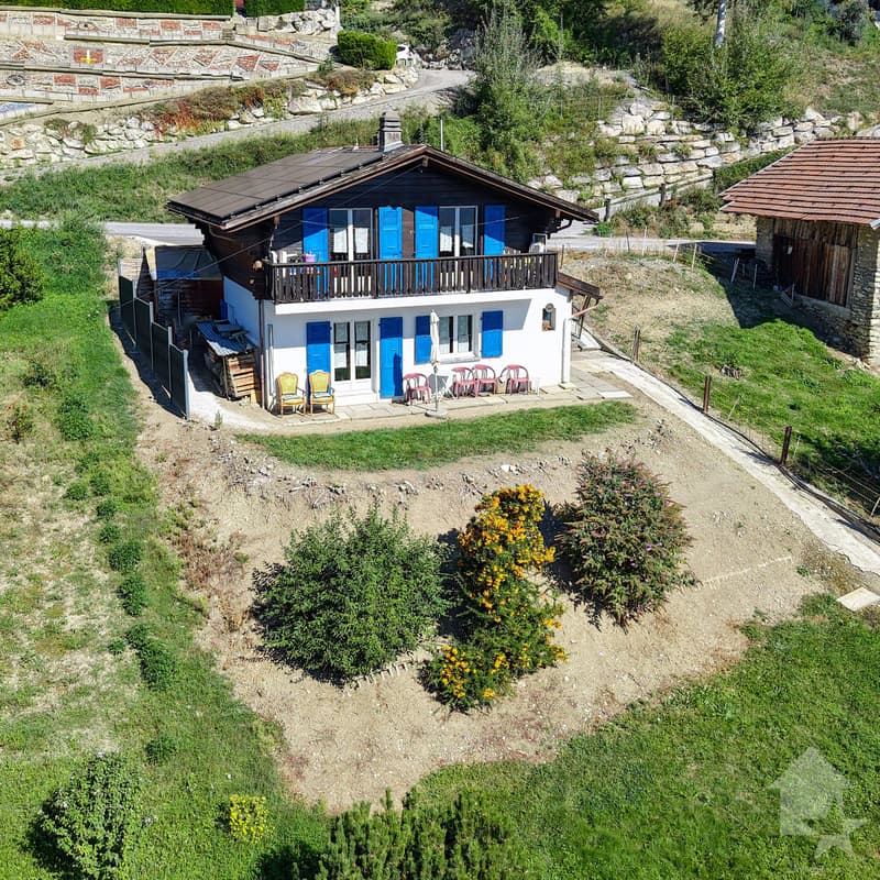 Charmant petit chalet 4.5p, superbe situation, calme, vue, ensoleillé! (3)