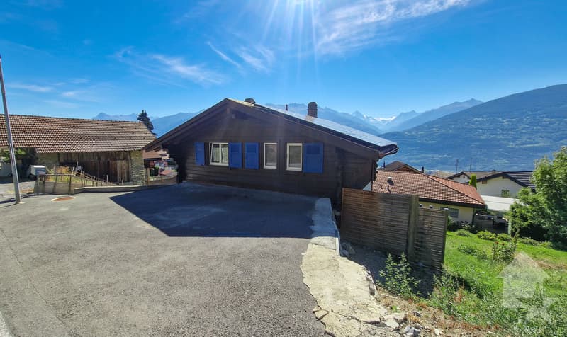 Charmant petit chalet 4.5p, superbe situation, calme, vue, ensoleillé! (4)