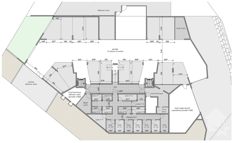 Spacieux appt, 3.5 p, 98 m2, au 1er étage d'un immeuble neuf (12)