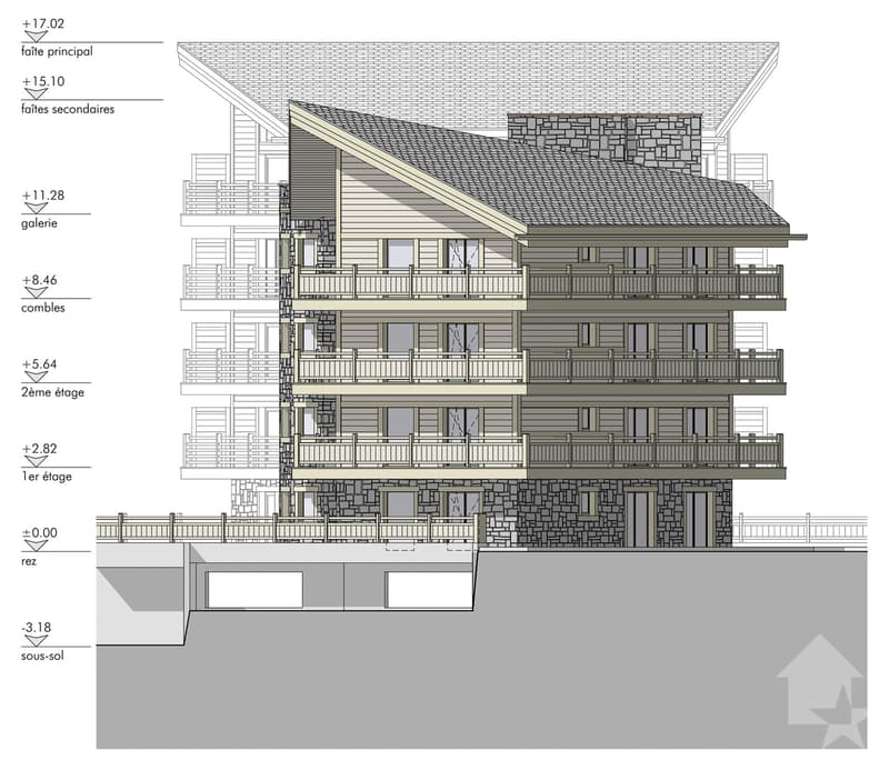 Spacieux appt, 4.5 p, 151 m2, au 2e étage d'un immeuble neuf (12)