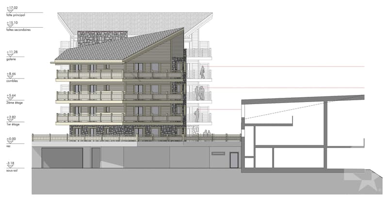 Spacieux appt, 4.5 p, 151 m2, au 2e étage d'un immeuble neuf (11)