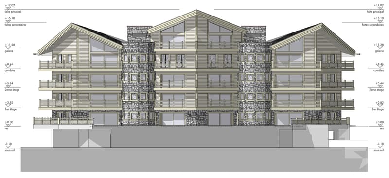 Spacieux appt, 4.5 p, 151 m2, au 2e étage d'un immeuble neuf (10)