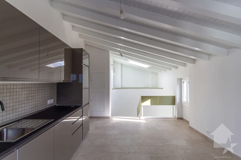 Attique 3.5 pièces en duplex rénové avec balcon et vue magnifique (1)