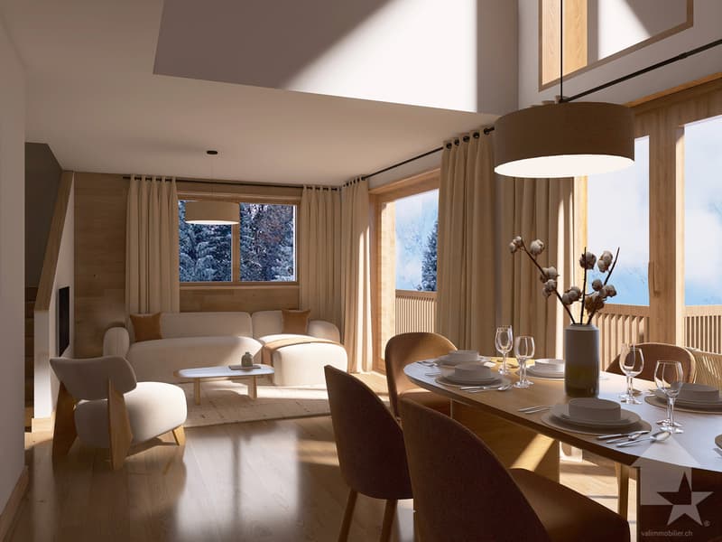 Unique à St-Luc : splendide duplex neuf sous combles tout confort (1)