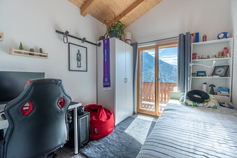 Chalet entièrement rénové avec vue panoramique aux Posses-sur-Bex (9)