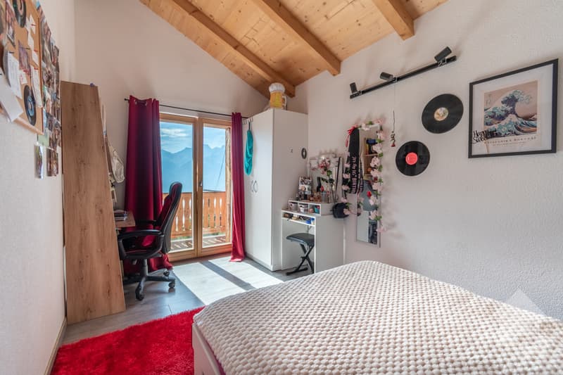 Chalet entièrement rénové avec vue panoramique aux Posses-sur-Bex (8)