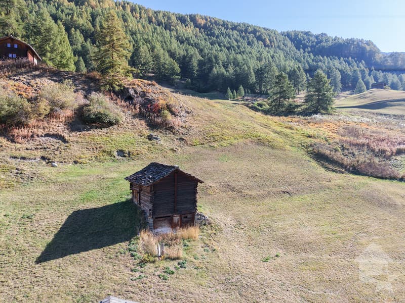 Raccard à rénover dans le hameau de La Forclaz (1)