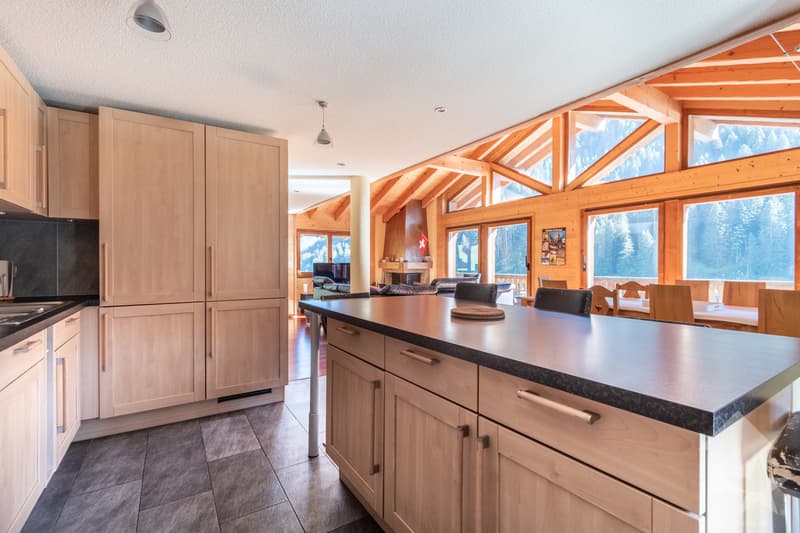 Chalet de prestige à Morgins - 4 chambres, studio et jardin (6)
