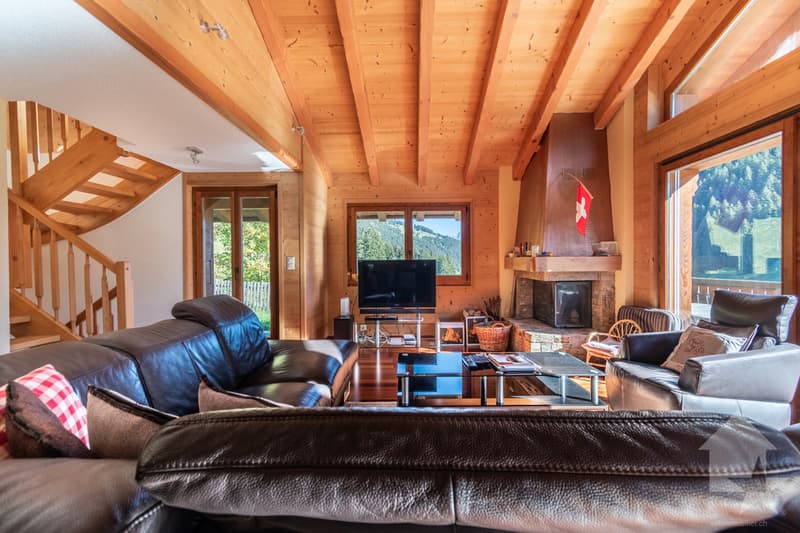 Chalet de prestige à Morgins - 4 chambres, studio et jardin (3)